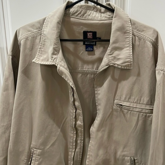 Vintage Chaps Ralph Lauren Men’s Zip Up Jacket tan size XL - Picture 12 of 14